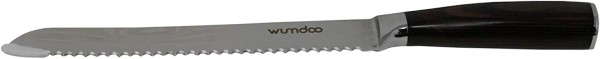 WUMDOO Brotmesser Damastdesign für die Küche ca. 33 cm lang | Küchenmesser Profi Kochmesser | Damast